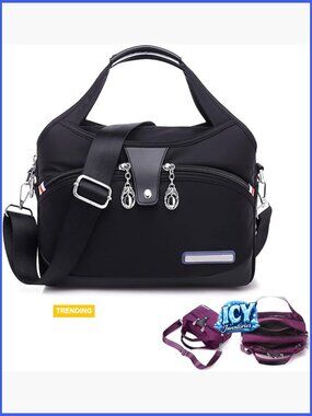 Women's Waterproof Anti Theft Oxford Cloth Crossbody Bag with Multiple Pockets